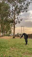 Young men perform acrobatics and dance routines in Vom, Nigeria