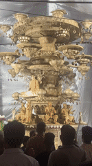 Nighttime festival celebration draws crowds in Colombo, Sri Lanka