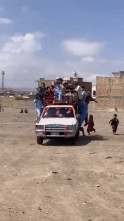 Community gathering with makeshift stage draws crowds in Quetta