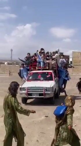 Community gathering with makeshift stage draws crowds in Quetta
