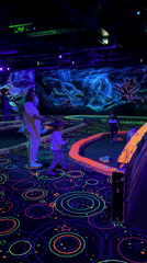 Families enjoy evening at London arcade entertainment center