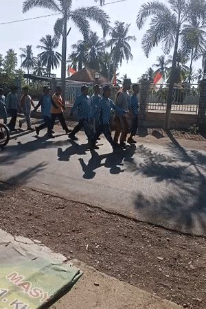 Street activity, a local mosque, and pets at home