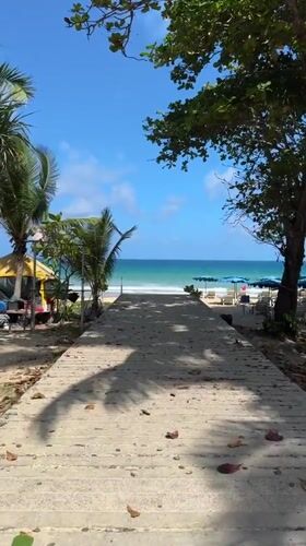Karon Beach on a sunny July morning