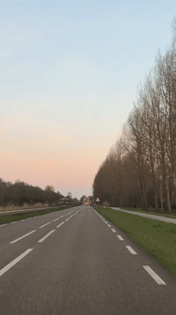 Road footage captured in Aarle-Rixtel Netherlands