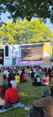 World Cup 2026 outdoor viewing party draws crowds
