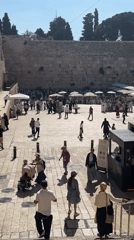 Morning scenes across Jerusalem's Western Wall and Temple Mount