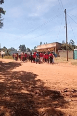 Community gathering observed in rural Turbo, Kenya