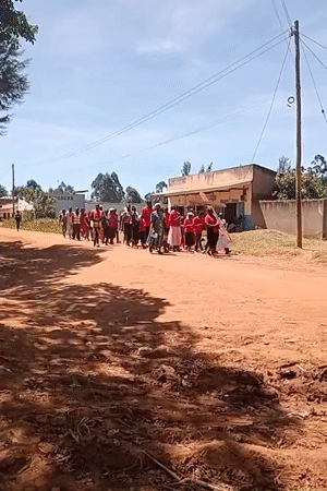 Community gathering observed in rural Turbo, Kenya