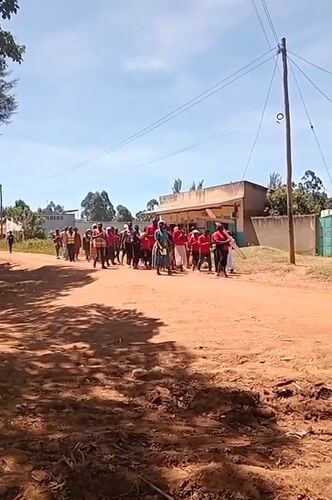 Community gathering observed in rural Turbo, Kenya