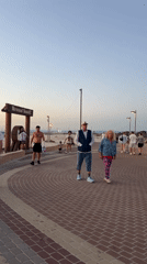 Sunset beach scenes and couple's moments captured in Kiryat Yam
