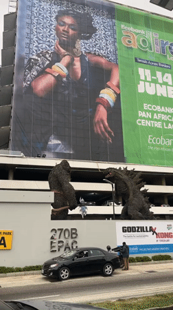 Street scenes captured at Pan African Centre in Lagos