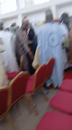 Traditional gathering of men observed in Ungwan Liman hall