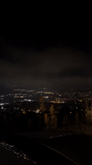 Nighttime cityscape views captured in Blagoevgrad during evening hours
