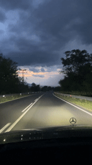 Evening drive captured on video in Gotse Delchev, Bulgaria
