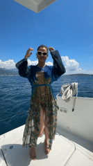 Boat excursion documented off Montenegro's Adriatic coast