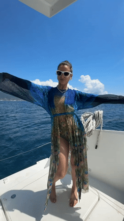 Boat excursion documented off Montenegro's Adriatic coast
