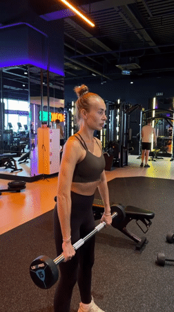 Morning workout session observed at Krasnoyarsk gym