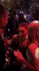 Moscow nightclub scene captured on video Sunday evening