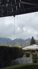 Young man's morning documented in Bansko resort town