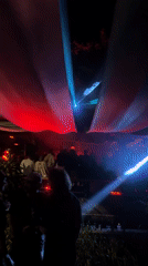Nighttime festival gathering draws crowds in Baturiti, Indonesia