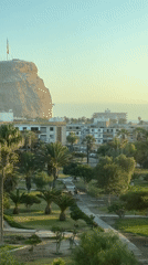 Witness documents Arica cityscape including iconic Morro landmark