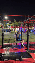 Night running event with obstacle course draws crowds in Petah Tikva