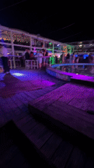 Poolside stage event lights up Varna's Moonlight Event Center
