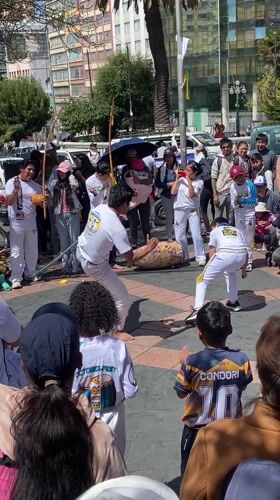 Traditional games and crafts fair held in La Paz plaza