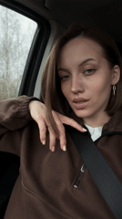 Woman observed in passenger seat of car in Titkovo
