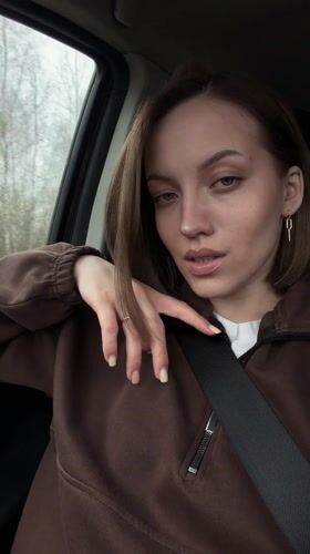 Woman observed in passenger seat of car in Titkovo