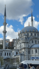Mosque and street landmarks documented in Beyoğlu, Turkey