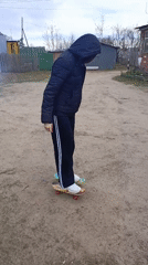 Outdoor gathering with barbecue and skateboarding in Chaikovsky, Russia
