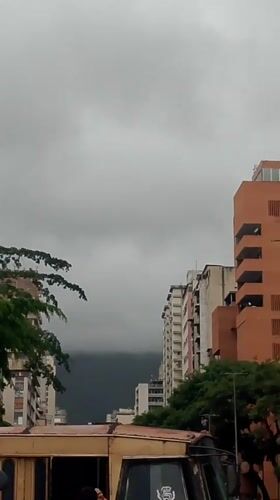 Routine urban life documented across Caracas during evening hours