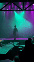 Late-night entertainment show features aerial acts, dancing in Buenos Aires