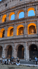Twilight video captures ancient amphitheater resembling Rome's Colosseum