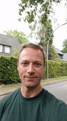 Backyard break in Hamburg: cigarettes, coffee, and pruned hedges