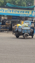 Roadside transport activity at a busy Malkapur hub