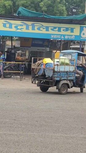 Roadside transport activity at a busy Malkapur hub