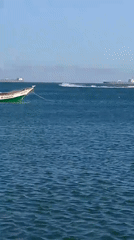 Evening fishing operations documented at Villa Marina beach