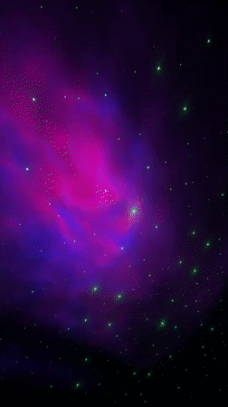 Galaxy projector creates colorful nebula displays in Belarus home