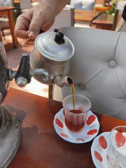 Lazy Turkish breakfast morning in Kuşadası