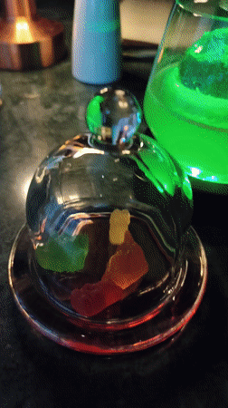 Bangkok bar interior and cocktails documented during quiet morning hours