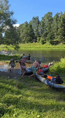 Paddleboarding and forest trails along a Russian river