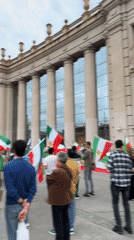 Pro-Iranian demonstration held in Barcelona public square