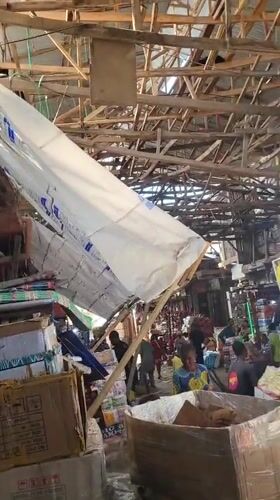 Daytime market activity documented in Onitsha, Nigeria