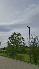 Overcast afternoon on the rural edge of Villingen-Schwenningen