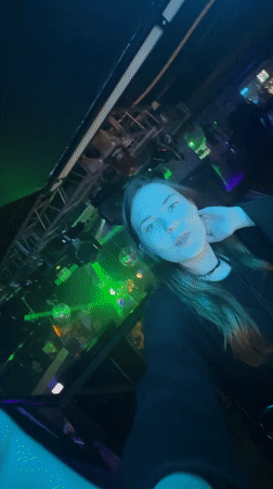 Night out at Perm nightclub with dancing and drinks