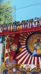 Families enjoy Dream Island amusement park in Moscow