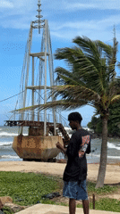 Morning coastal documentation captures Sri Lankan beaches and temples