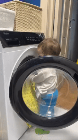 Mother and toddler share quiet domestic morning in Odintsovo